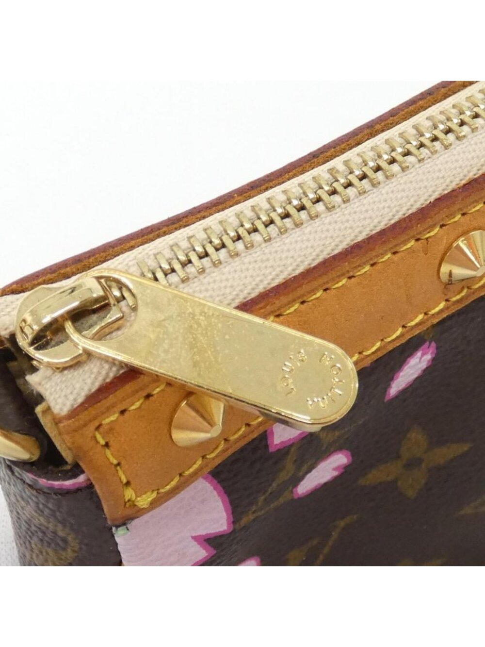 Louis Vuitton Monogram Cherry Blossom Pochette Pouch - Picture 5 of 9